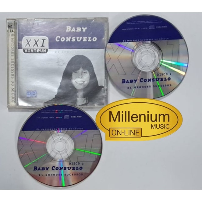 CD Baby Consuelo XXI  Vinteum 21 Grandes Sucessos 2001 Original Gravadora Colecionador Ótimo Estado