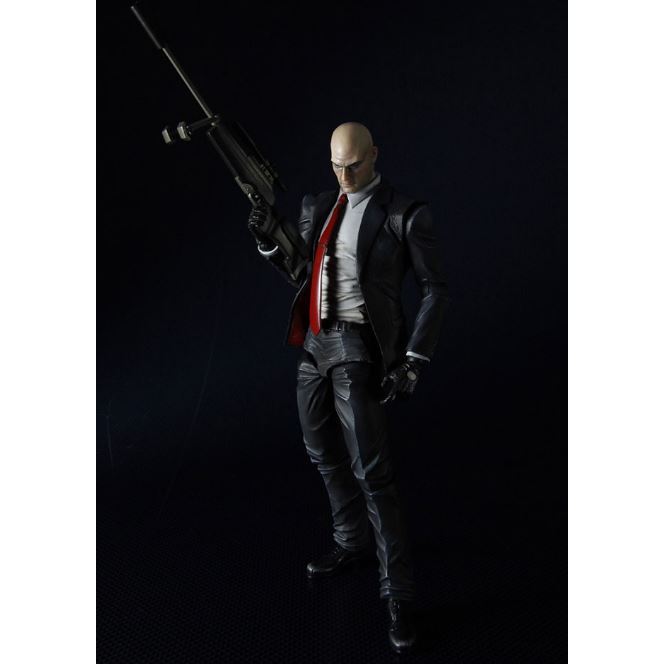 Hitman Absolution Play Arts Kai - Miniatura Original Lacrada
