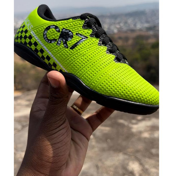 Chuteira Infantil Futsal Cr7 Meninos Tenis Futebol Salao Envio Imediato