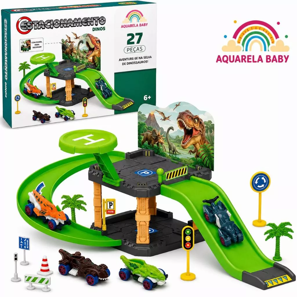 Pista de Carrinho Brinquedo Menino Várias Peças Divertidas Envio Rápido — imagem 1