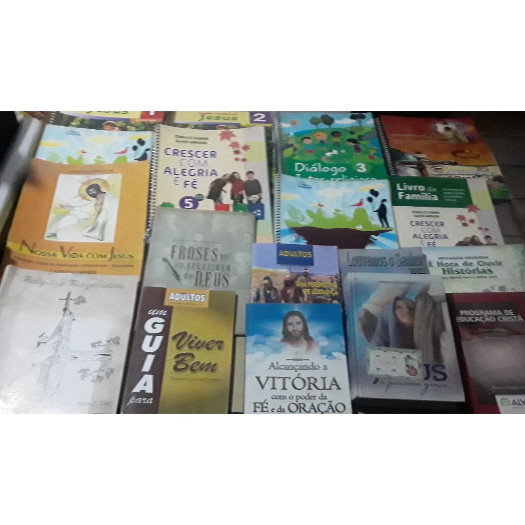 Livros Venha conhecer Jesus 1,2 + Comunhão e profecia + diversos - 18 volumes