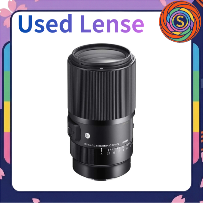 【Secondhand】Sigma 105mm F2.8 DG DN MACRO Art L Mount Full Frame Mirrorless Telephoto Macro Leica Panasonic used pre-love