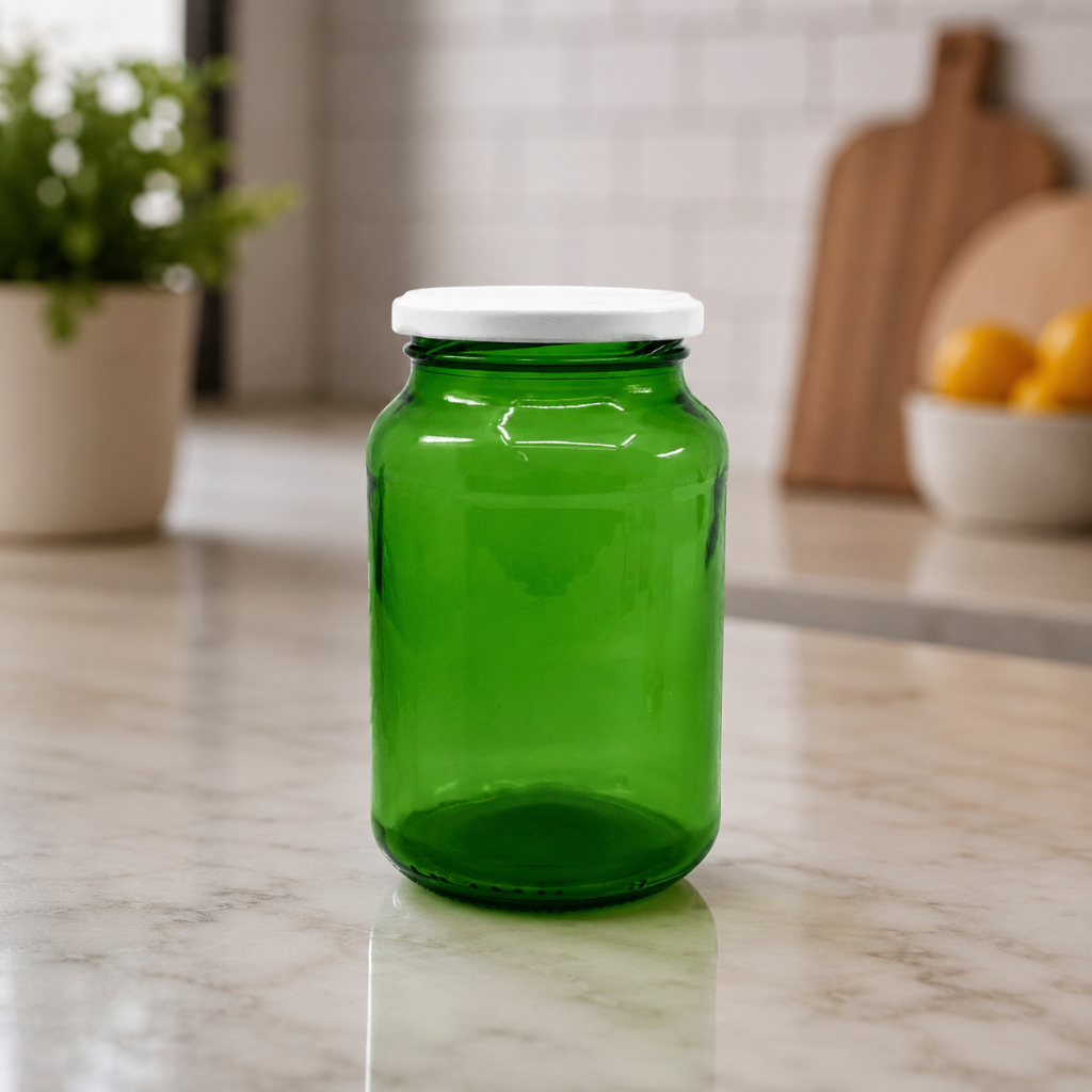 Pote de vidro 800ml para conserva, azeitona, mel e doces