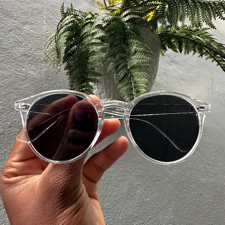 Óculos Transparente Redondo Casual Retrô Behave New Gray Moda Masculino Femino Unissex Hype 2026