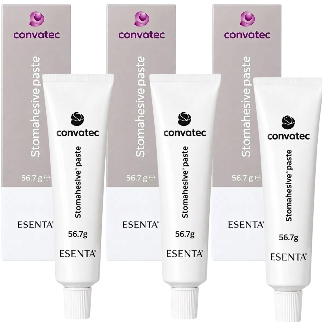 Kit 3 Pasta P/ Ostomia Stomahesive Convatec - Proteção, Barreira, Vedação e Fixação Colostomia
