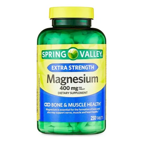 Spring Valley Magnésio 400mg 250 Tabletes