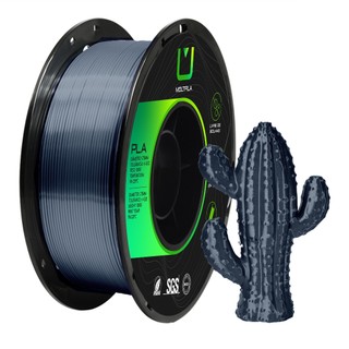 Filamento PLA Silk Impressora 3D Chumbo Metalizado 1kg - 1,75mm Multfila