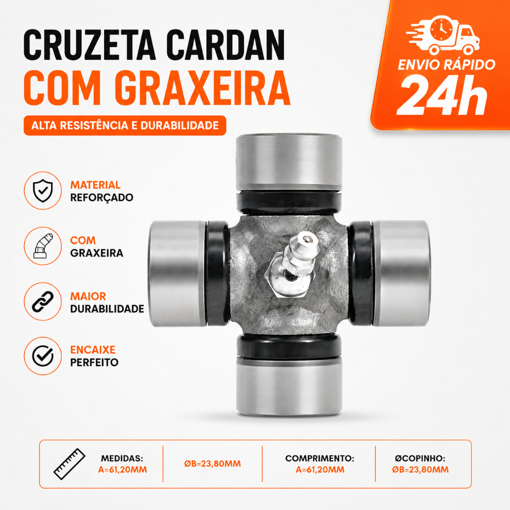 Cruzeta Cardan Cz-101 Basculantes Agco Maxion Ford Gen Motors - Compatível