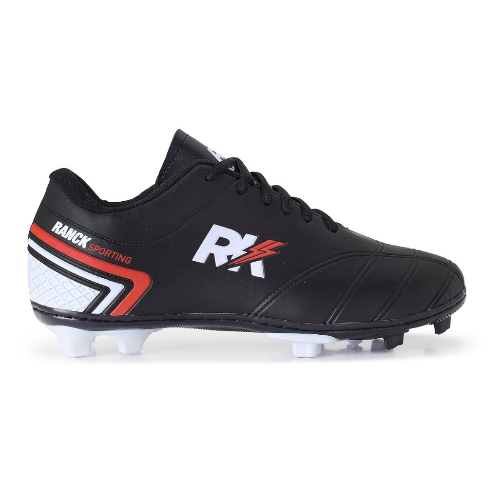Chuteira de Campo Ranck Sporting Masculina Futebol Grama Natural Confortável e Resistente