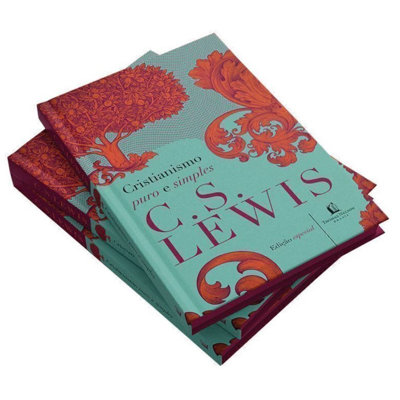Livro Cristianismo Puro e Simples, C.S. Lewis — CAPA DURA