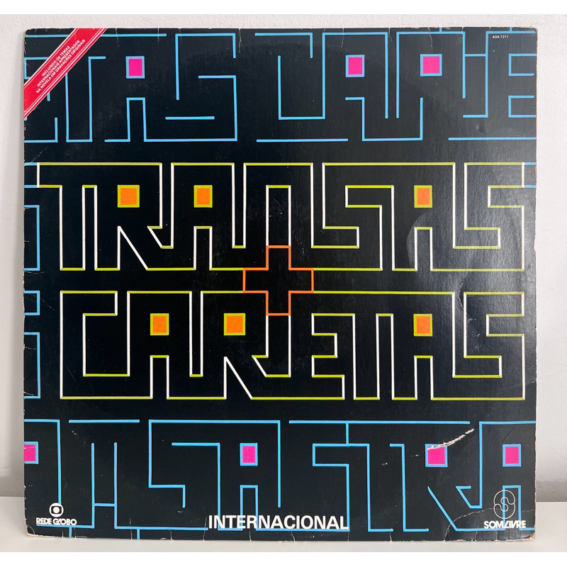 LP VINIL TRANSAS E CARETAS INTERNACIONAL 1984.