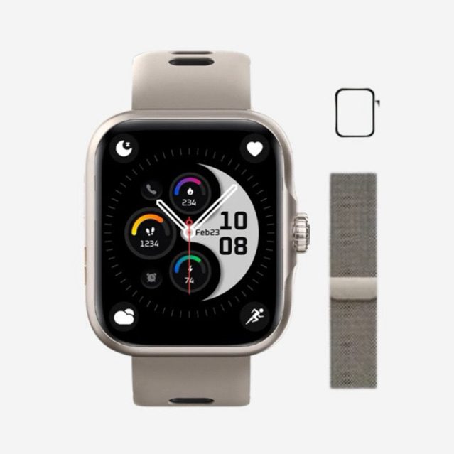 Smartwatch GPS WEARZONE ACTION , Strava, 100 modos esportivos, A prova d’água