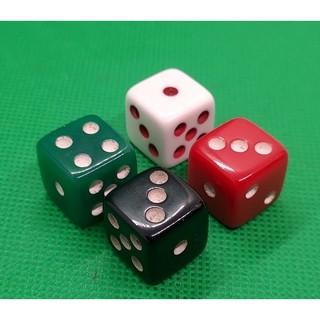 Dados Premium de Resina de 16mm (1,6 Cm) - KIT COM 04 DADOS