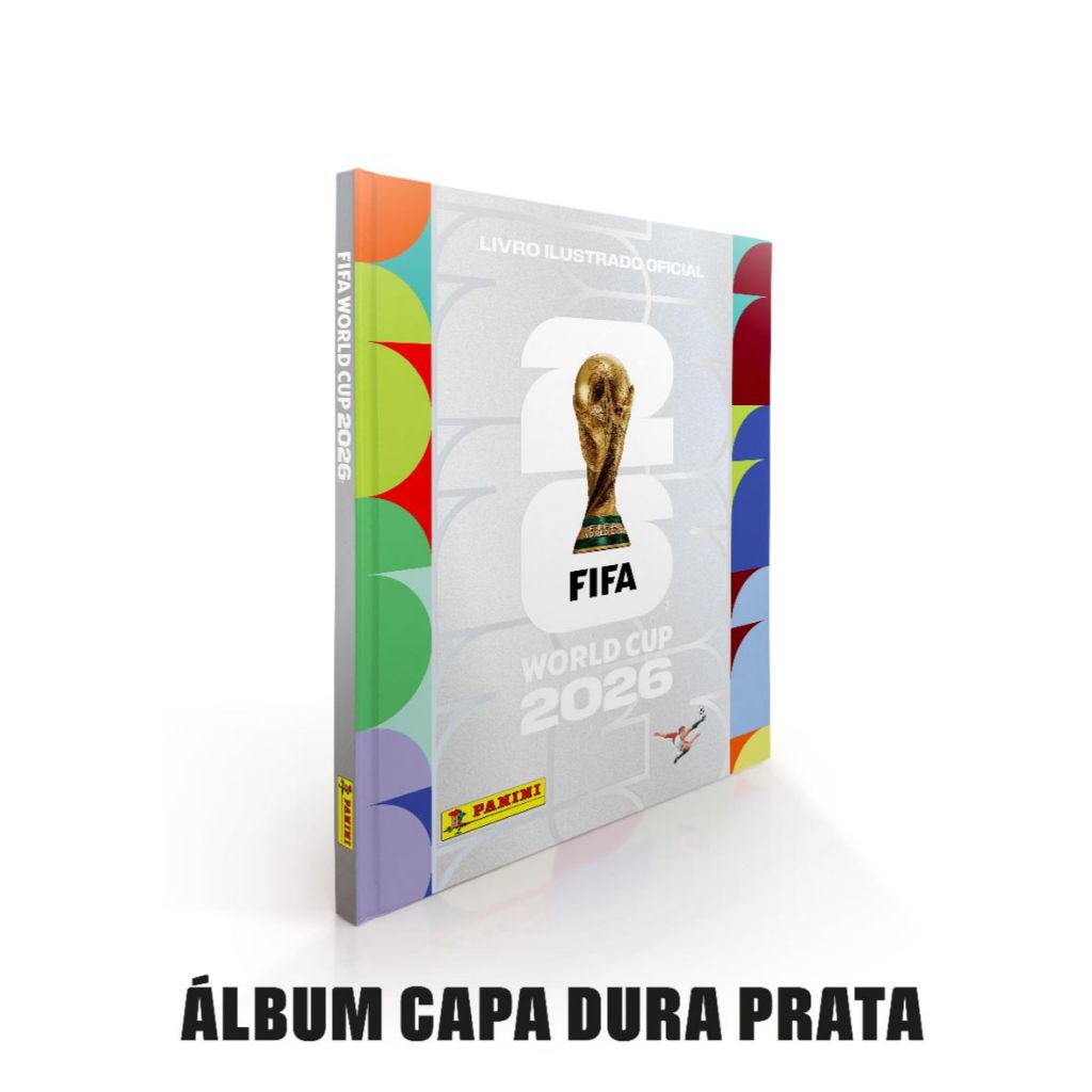 Álbum Oficial Copa do Mundo FIFA 2026™ – Capa Dura PRATA