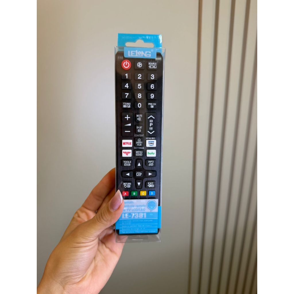 Controle Remoto Universal LE-7381 para TV Samsung Smart TV LCD LED