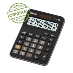 Calculadora De Mesa Casio Mx-12b Preta Cor Preto Original