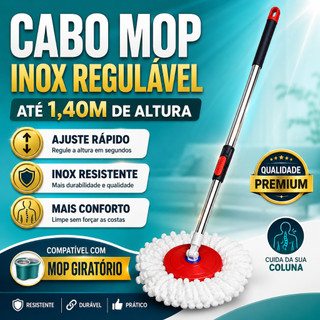 Cabo Mop Giratório Completo Com 140 Cm - CH