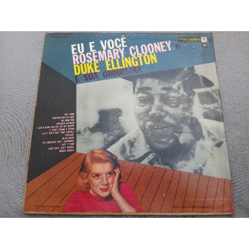 Lp Disco Vinil Rosemary Clooney & Duke Ellington - Eu E Você