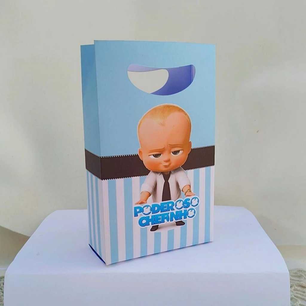Kit Sacolinha Surpresa Festa Infantil Personalizada PODEROSO CHEFINHO Lembrancinhas Aniversário PEGUE E MONTE