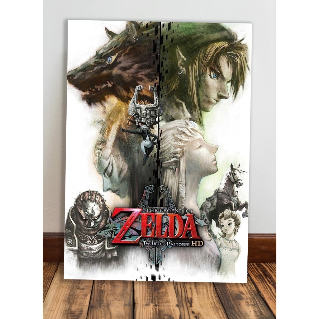 Placa Decorativa The Legend of Zelda: Twilight Princess | Quadro MDF decorativo