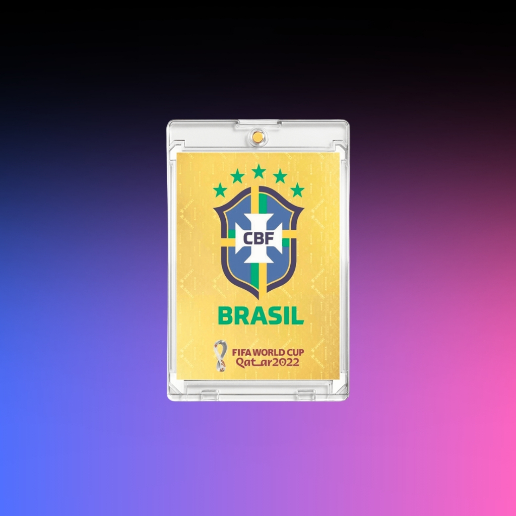 Mini Top Loader Magnético - 1 unidade - Figurinhas da Copa (4,9cm x 6,5cm)