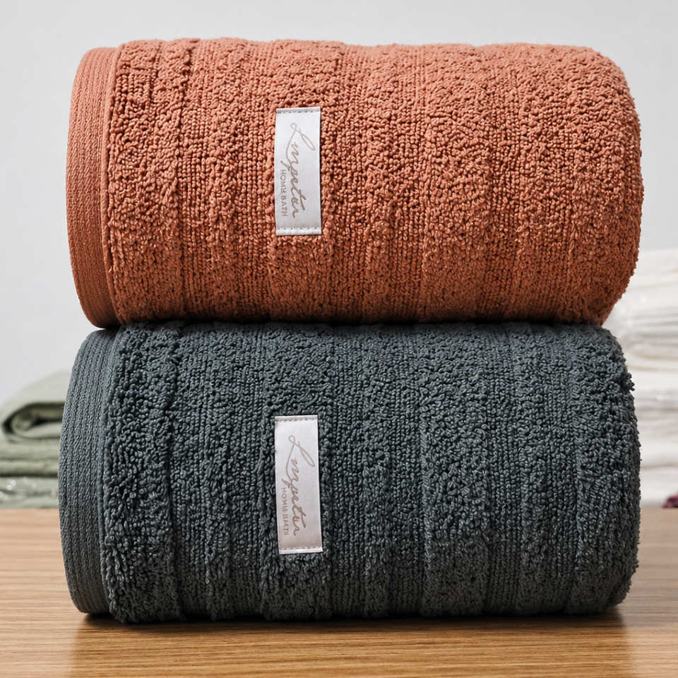 Kit 2 Toalha de Banho Grande Grossa Puro Algodão 72x140 cm Loft Gramatura 600g Alta Absorção Premium