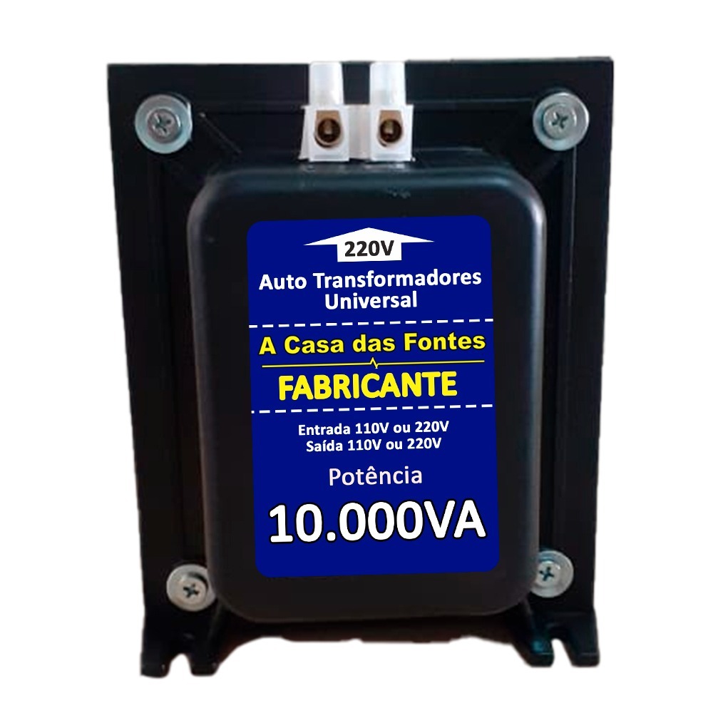 Auto Transformador 10.000 VA SINDAL para Ar condicionado ate 18000Btus 110 220v 110v A Casa das Fontes