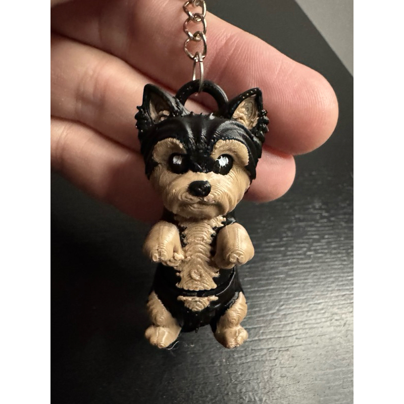 🐶 Chaveiro Articulado Yorkshire Terrier – Impressão 3D