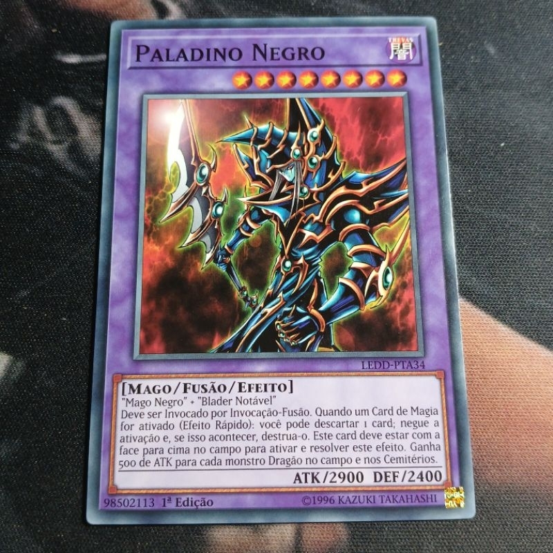 Paladino Negro - Original - Yu-gi-oh / Yugioh