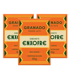 Kit 3 und Sabonete de Enxofre 7% Granado 90g para Pele Oleosa