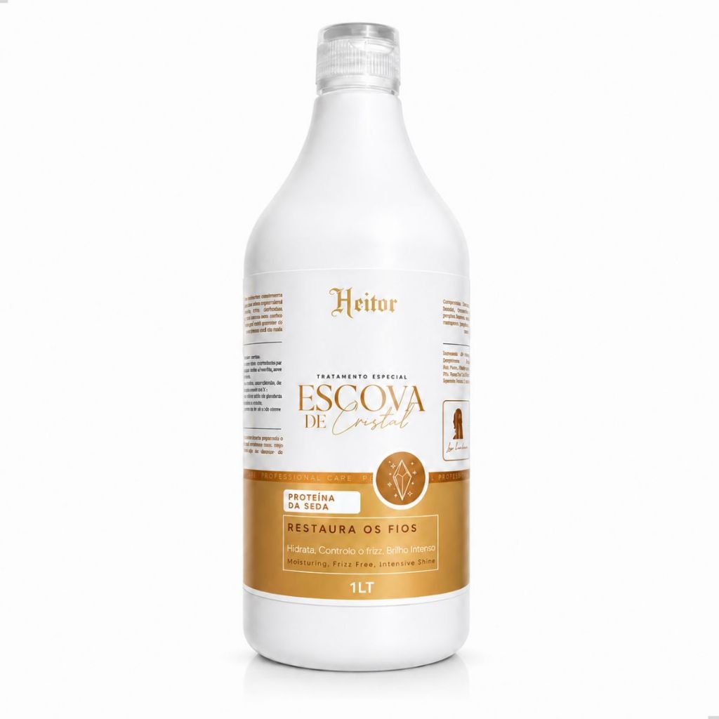 Progressiva Hidratação Orgânica 5D Profissional Marroquina Escova De Cristal Salão Selagem Liso Extremo Imediato 1L