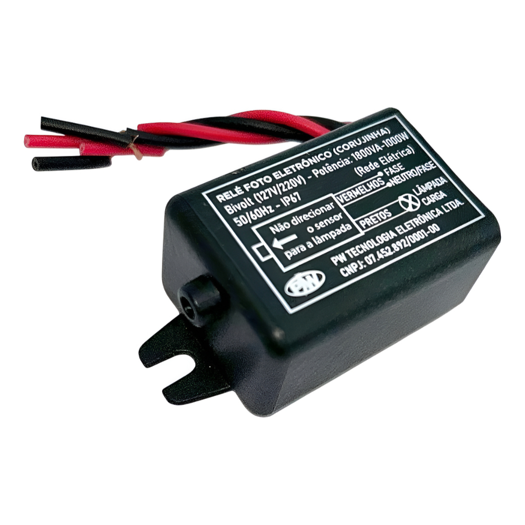 Fotocelula Com Sensor Mini Corujinha Bivolt Automática Pw Para Iluminação Externa