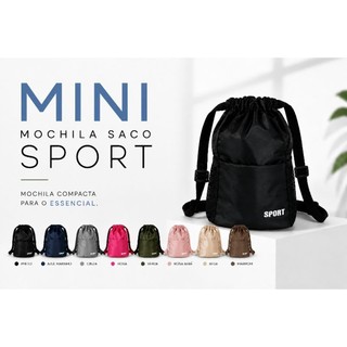 MiniI Mochila Saco Pequena Academia Casual Leve Passeio Infantil
