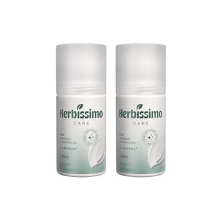 Kit Desodorante Roll-On Antitranspirante Herbíssimo Care Tradicional 50ml (2 unidades)