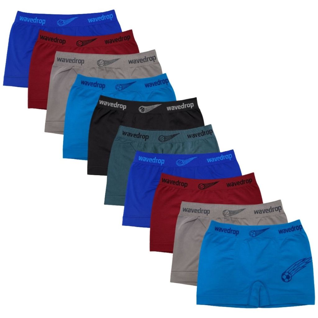Kit 12 a 3 Cuecas Boxer Infantil Menino Conforto e Elasticidade Diversas Cores e Estampas Infantil ao Juvenil Masculina