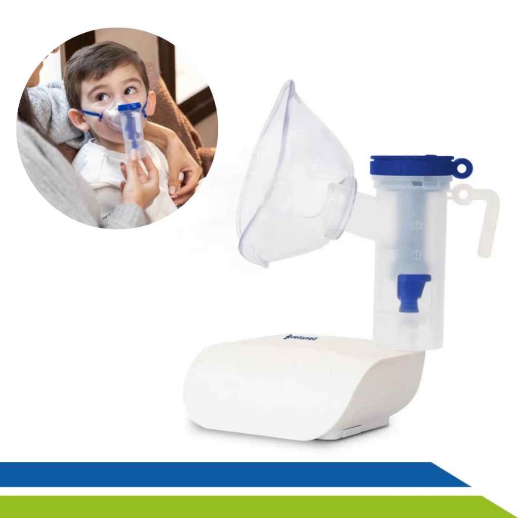 Inalador Nebulizador Compressor de Ar Comprimido Infantil Adulto Gripe Sinusite Bivolt