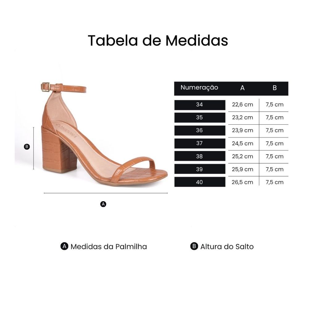 Sandália Feminina Domidona Salto Bloco Croco Animal Print Tira Única Fivela — imagem 2 de 2