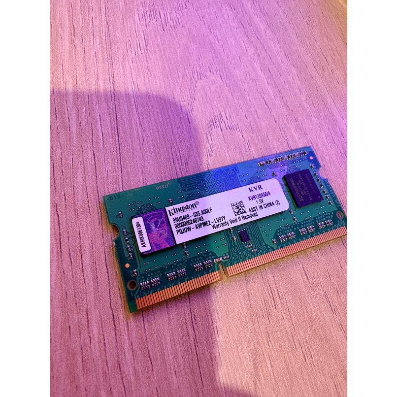 Memória RAM Kingston 4GB DDR3 1333MHz 99U5469-035.A00LF Notebook SODIMM