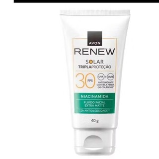 PROTETOR SOLAR ROSTO RENEW 40G  ENVIO IMEDIATO FPS 30