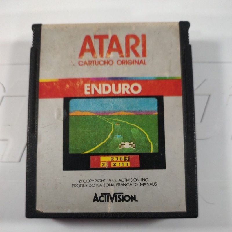 CARTUCHO ORIGINAL ATARI ACTIVISION JOGO ENDURO 100% ORIGINAL.