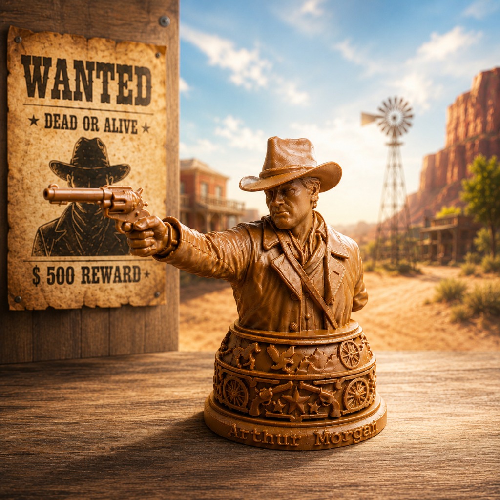 Action Figure Arthur Morgan Red Dead Redemption | Boneco 3D Red Dead Redemption 2