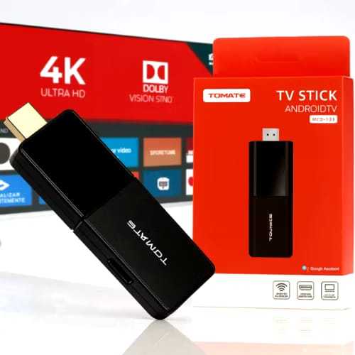 TV My Stick 4K Ultra HD Android 16GB HDMI Built in WiFi Ultra HD Smart Streaming Compacto Portátil