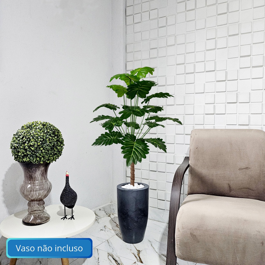 Kit 2 Planta Bananeira Artificial 100cm a 190cm Sem Vaso Decoração · foto 2