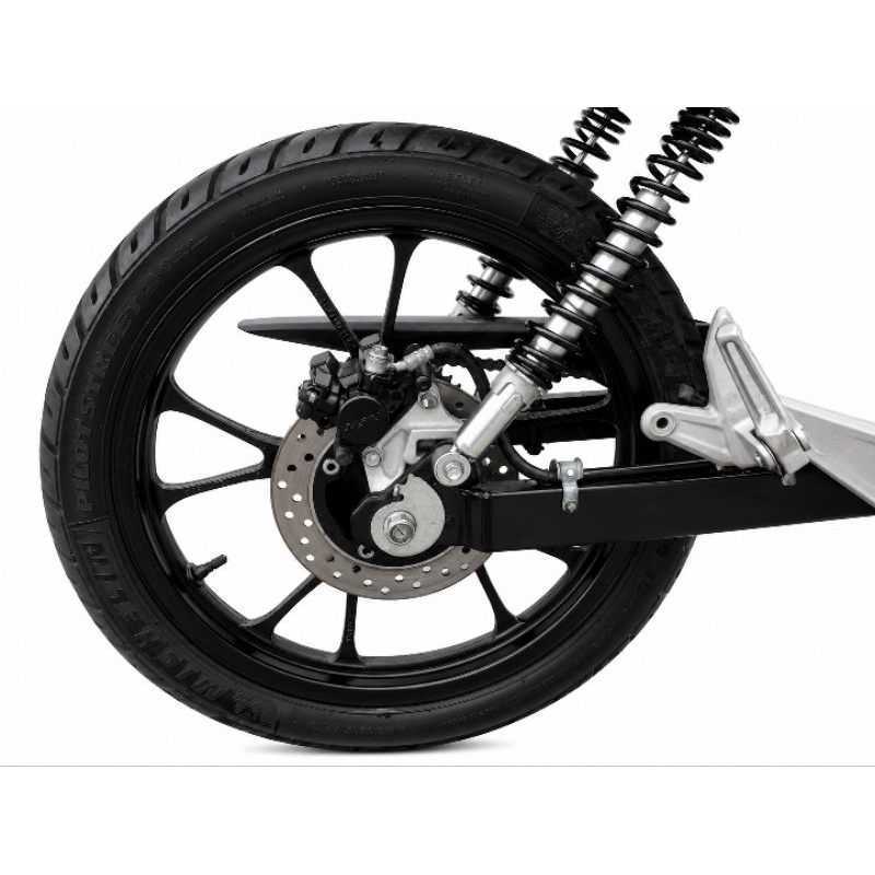 Kit freio a disco traseiro Honda Cg Titan 160 2025 com balança, molas, pinça, flexível, burrinho, roda traseira, disco.