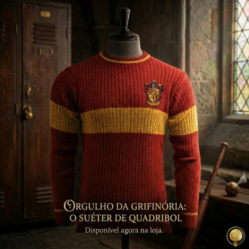 Sueter Quadribol - Harry Potter - ***ENCOMENDA
