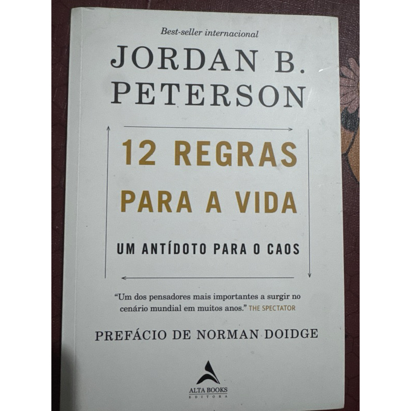 📚 Livro 12 Regras Para a Vida – Jordan B. Peterson.