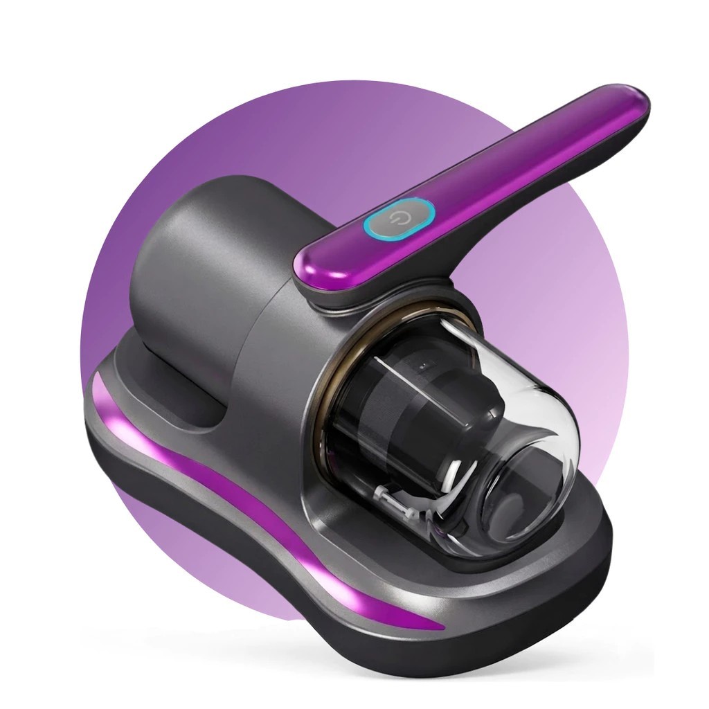 Aspirador de Pó para Cama Antiácaro com Esterilização UV – Recarregável