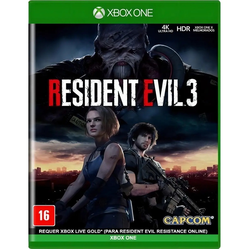 Resident Evil 3 Remake - Xbox One Mídia Física Envio Imediato