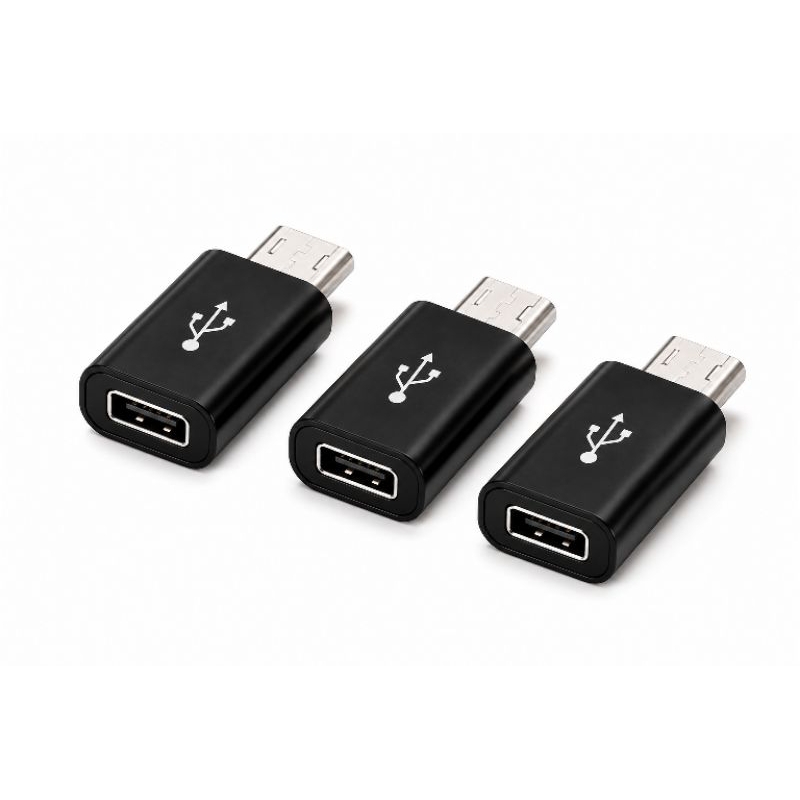 Kit 3 Adaptador USB-C para Micro USB V8 | Use Cabo Antigo em Celular Tipo C