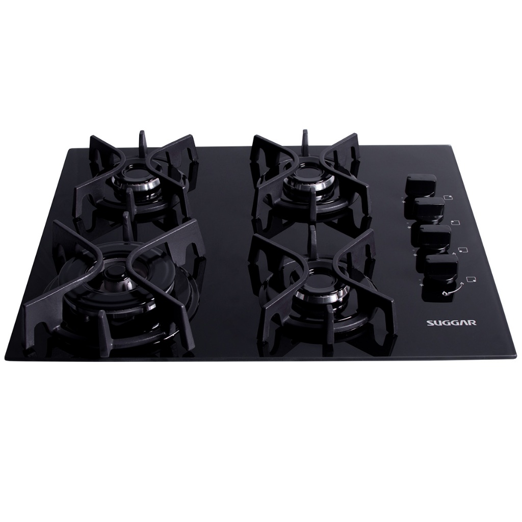 Cook top Vidro 4 queimadores